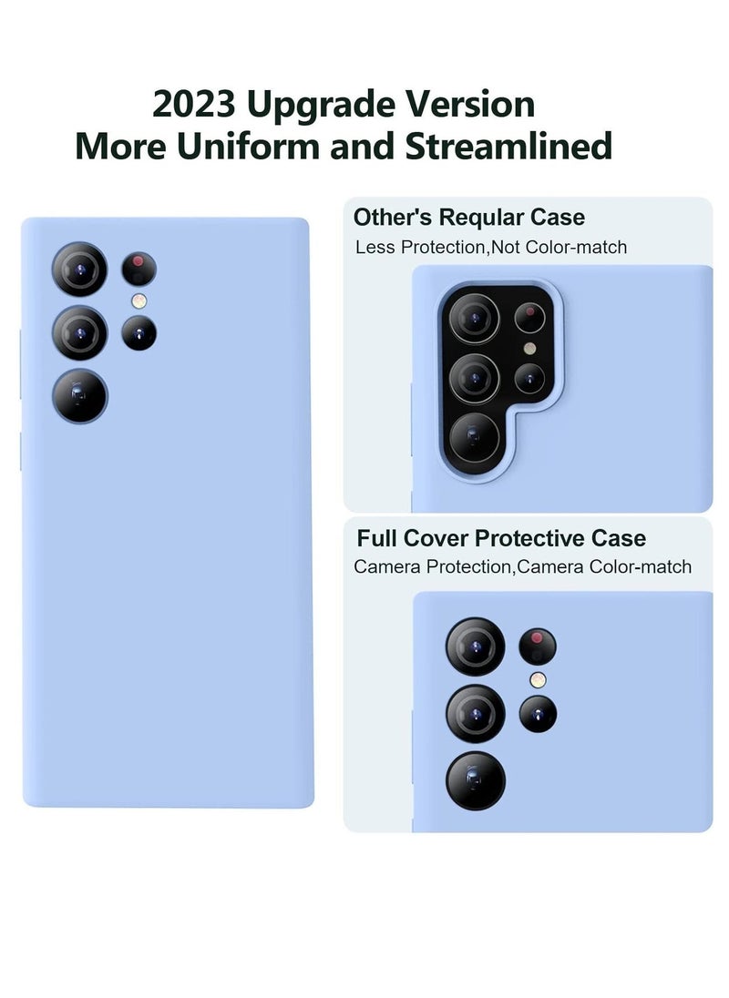 ELTRAZONE Blue Slim Fit Case for Samsung Galaxy S23 Ultra – Soft TPU Back Cover with Flexible Silicone Edges and Matte Finish - Image 3