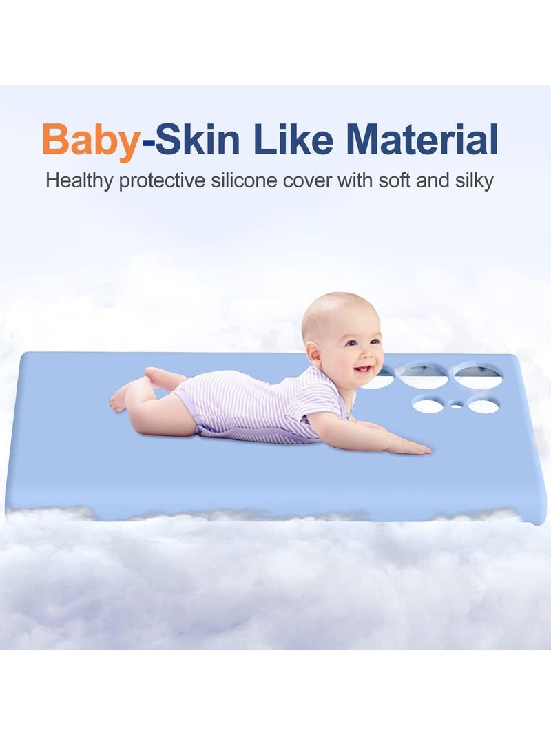 ELTRAZONE Blue Slim Fit Case for Samsung Galaxy S23 Ultra – Soft TPU Back Cover with Flexible Silicone Edges and Matte Finish - Image 4