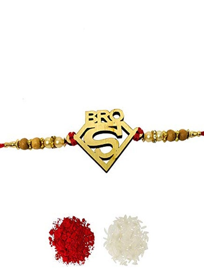 Evisha Super Bro Rakhi for Brother Rakhi Thread for Raksha Bandhan – Traditional Indian Festival Gift - Image 1