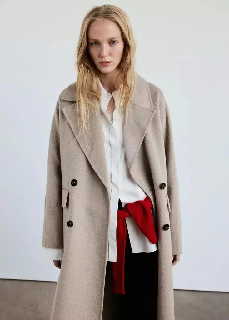 Handmade Oversized Wool Coat