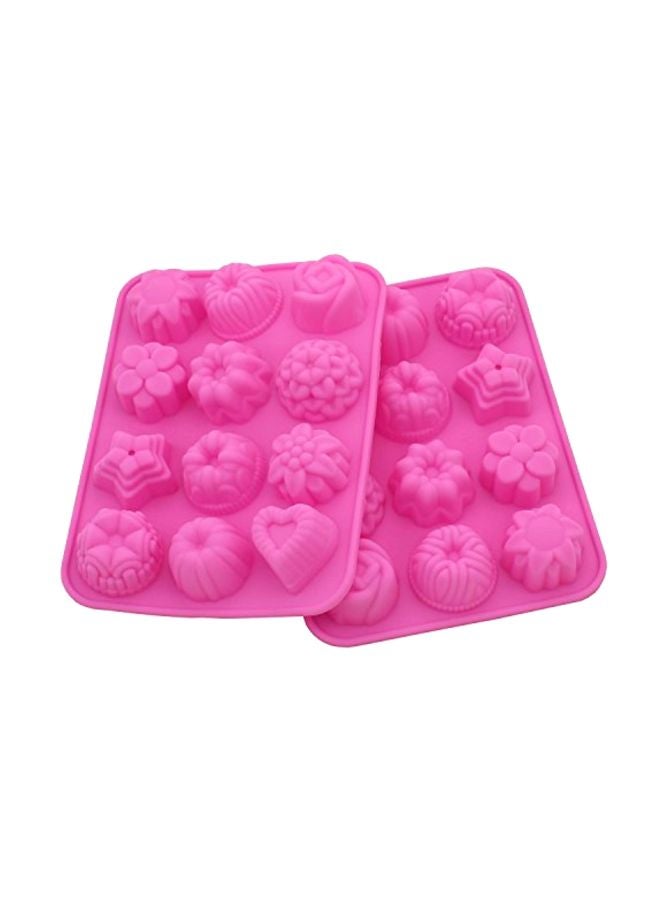 WARMBUY Silicone Molds for Making Bath Bomb, Guest Soap, Jelly, Chocolate, Candy, 2 Pack - Image 1