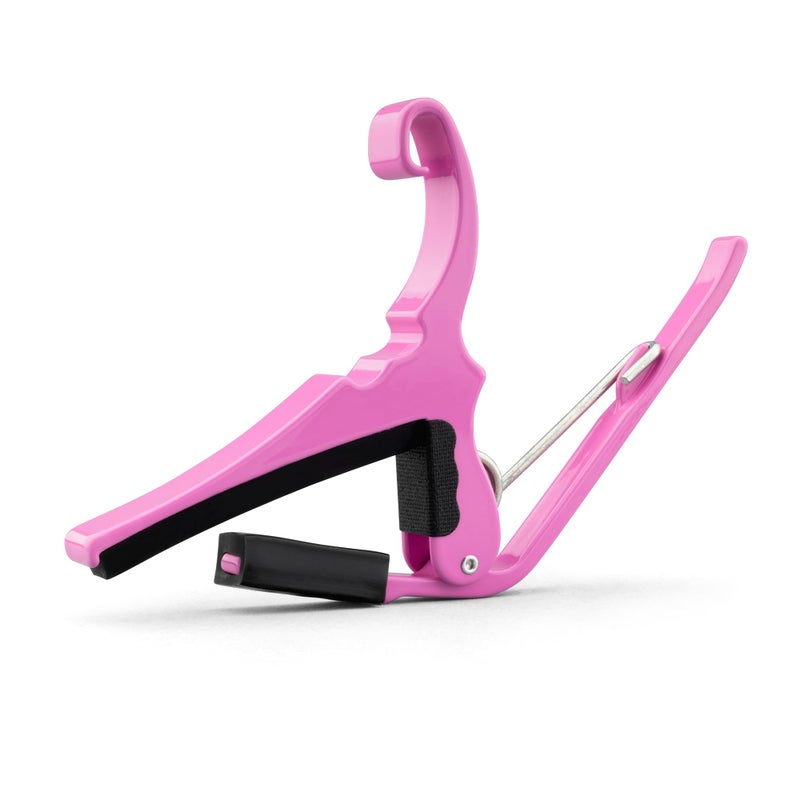 Kyser Musical Products Quick-Change Guitar Capo, KG6PRA, Pink Revival - For 6-String Acoustic Guitars, Made in USA, Quality, Strong, Lightweight, Quick & Easy Key Changes, Innovative, Perfect Fit - Image 2