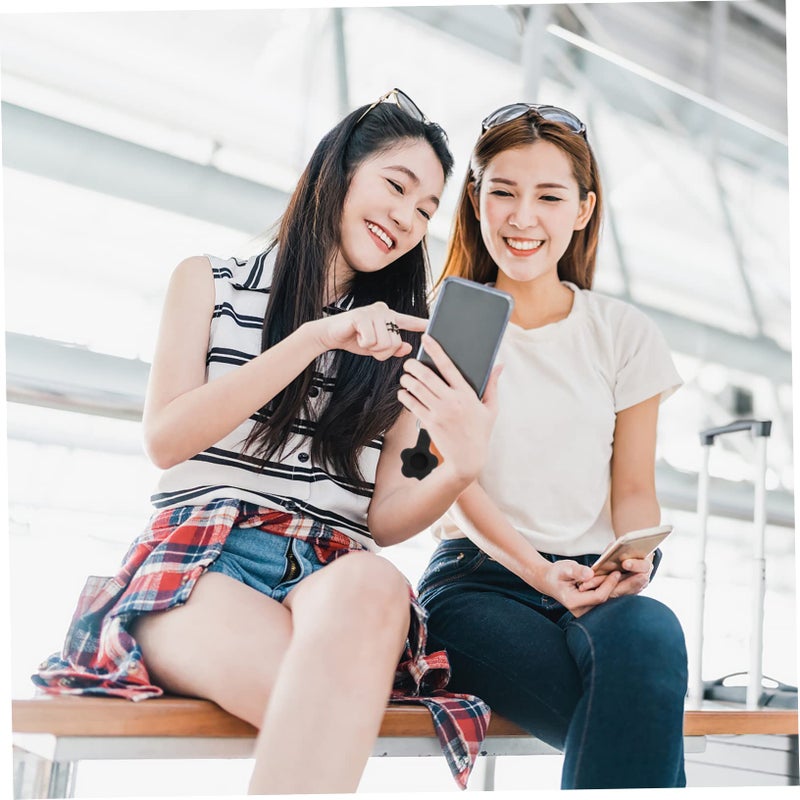 Silicone Keychain Case with Raised Rim for Luggage Keys and Dog Collar Tracking 2 Pack - Image 4