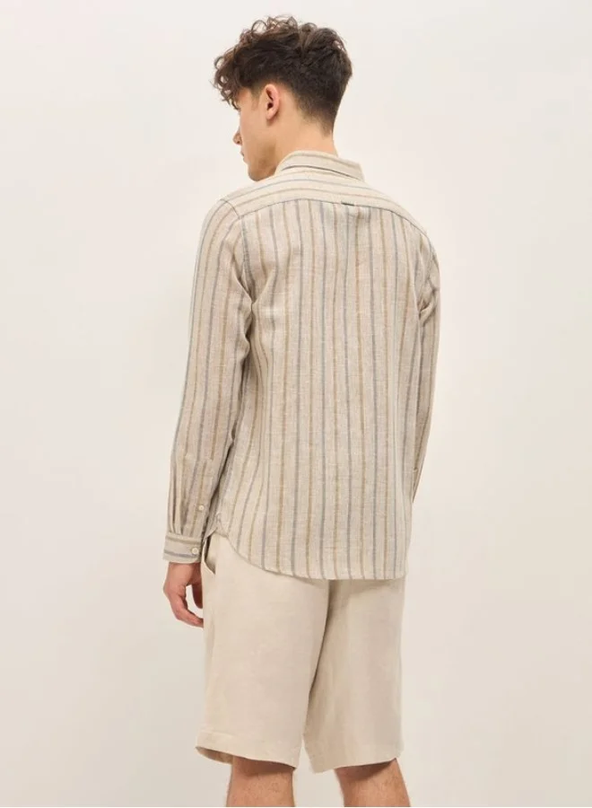 THE BEAR HOUSE Men's Shirt for Casual and Formal Wear | Classic Button-Down Style for Office, Daily Use, Travel, Events & All-Season Outfits | Versatile & Stylish Wardrobe Essential for Every Occasion