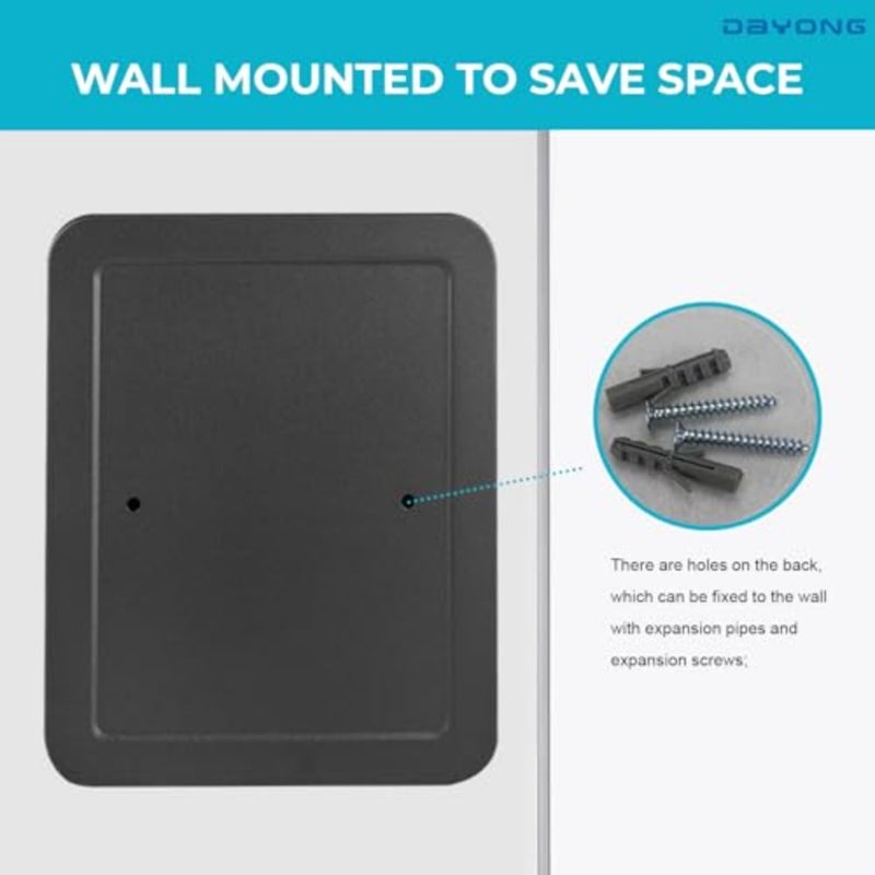 Steel Key Box, Key Cabinet Wall Mount with Code and Key Tags, Keys Storage Lock Box for Indoor Outdoor-28 Keys Capacity - Image 5