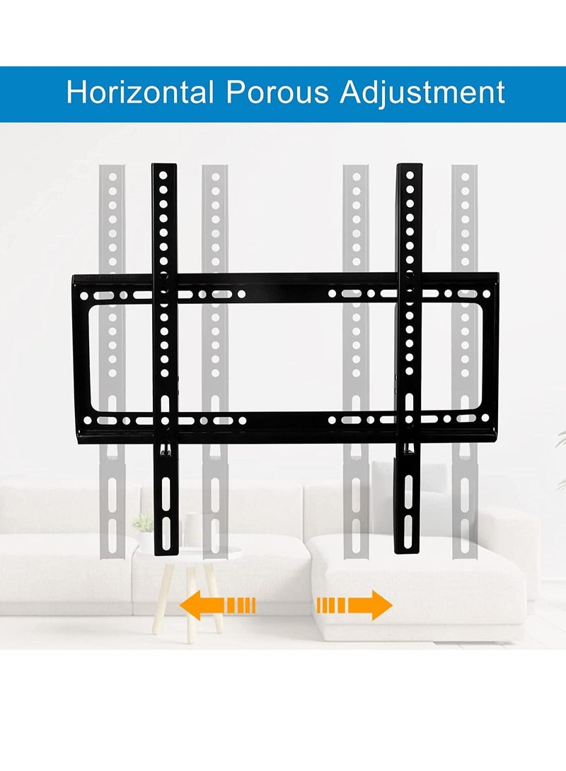 TV Wall Mount 26 63 Inches Ultra Strong Slim Fixed TV Bracket Heavy Duty Ultra Super Strong 50KG TV Wall Mount with Wall Fixing Kit for Flat Curved Screen TV LED - Image 3