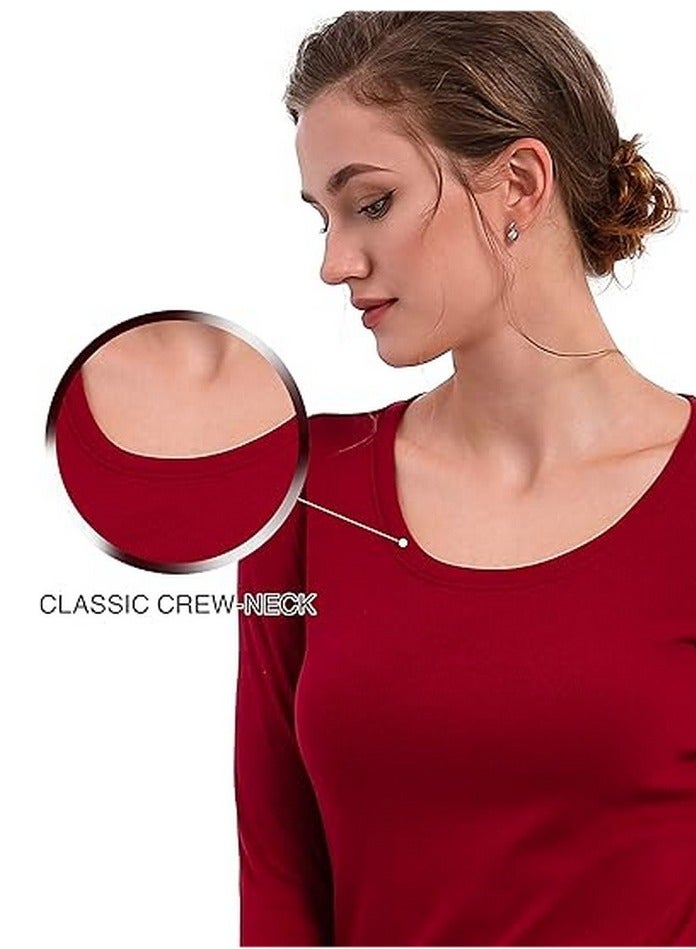 RATSAW Thermal Underwear for Women Long Johns Thermals Set Ultra Soft Long Johns Womens Thermal Tops for Women  - Image 3