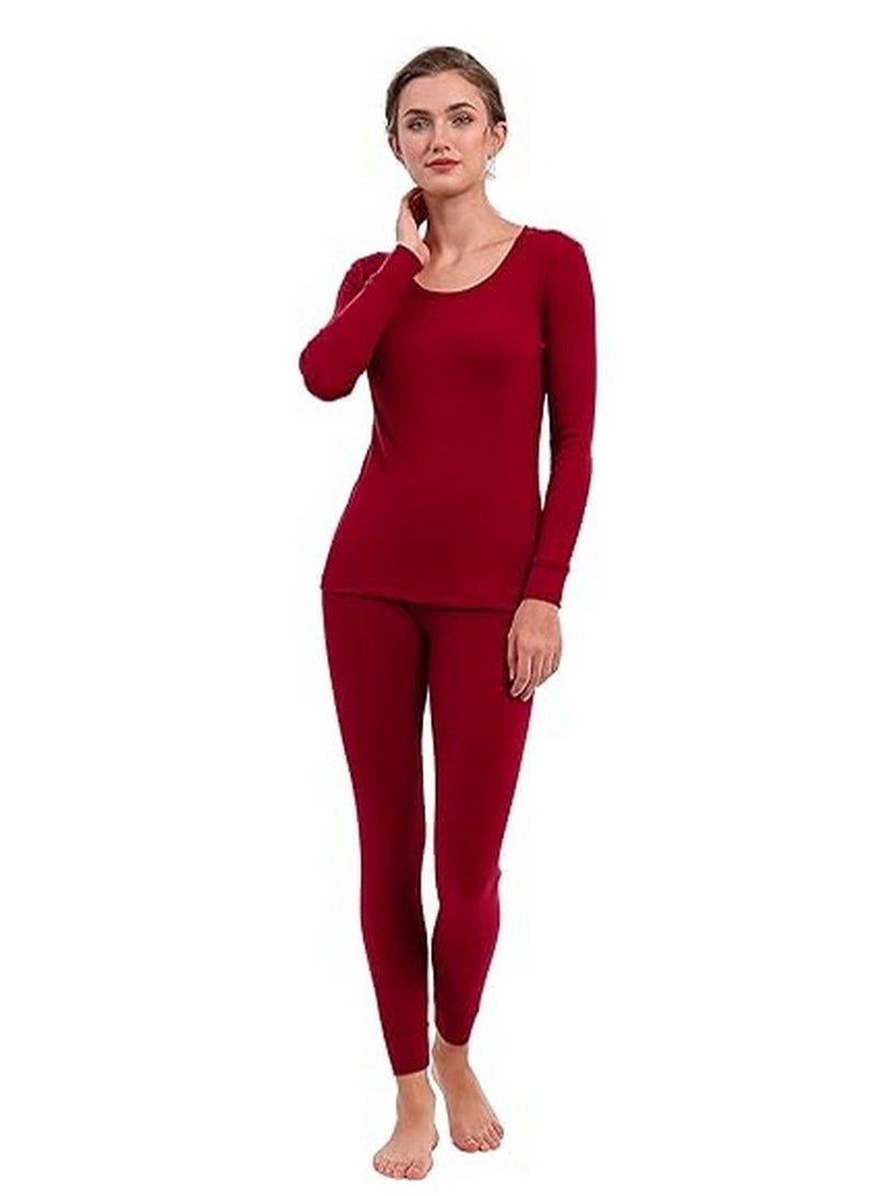 RATSAW Thermal Underwear for Women Long Johns Thermals Set Ultra Soft Long Johns Womens Thermal Tops for Women  - Image 2