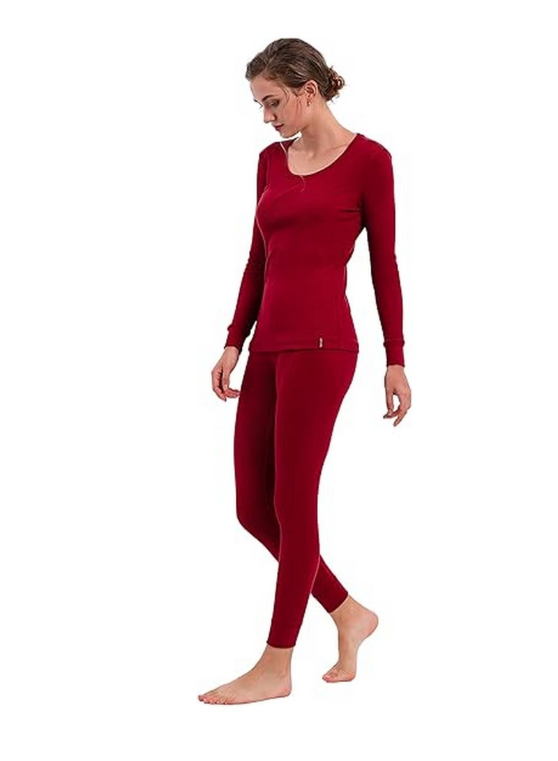 RATSAW Thermal Underwear for Women Long Johns Thermals Set Ultra Soft Long Johns Womens Thermal Tops for Women  - Image 5
