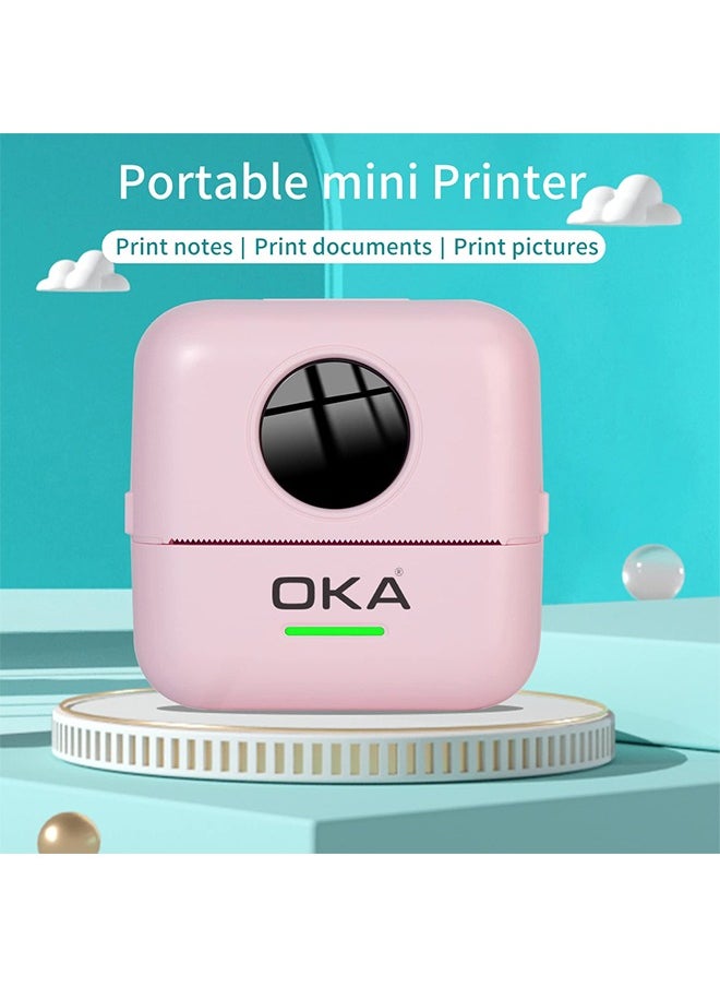 OKA Portable mini printer wireless for children graphics and photo printer small thermal label printer  - Image 2