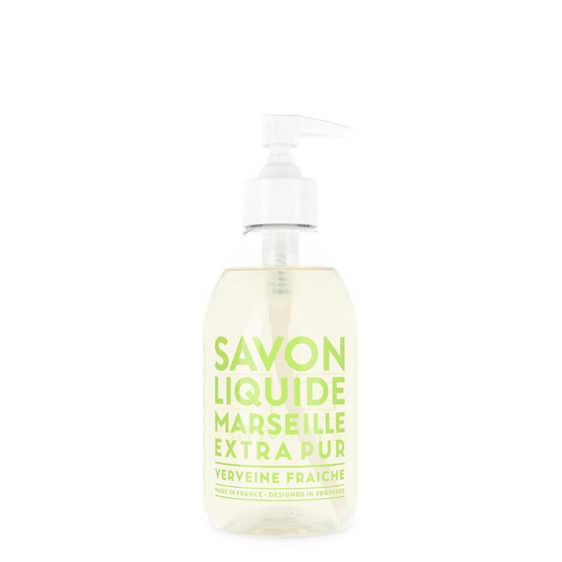 La Compagnie de Provence Compagnie de Provence Savon de Marseille Extra Pure Liquid Soap  Fresh Verbena  10 Fl Oz Plastic Pump Bottle