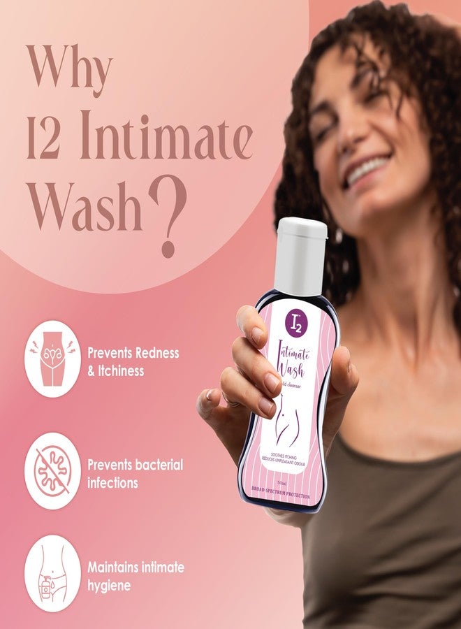 I2cure I2 Intimate Wash for Germ and Odour Protection | Daily Hygiene Intimate Wash | Prevents Dryness, Itchiness and Irritation | 50 ml (Pack of 1 - Image 3