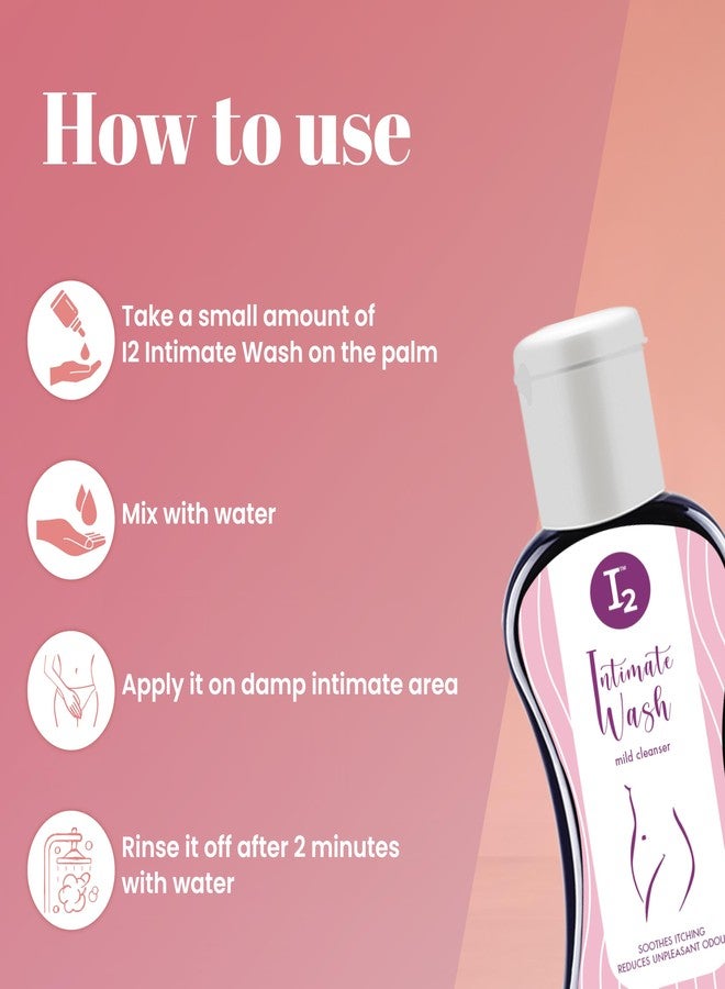 I2cure I2 Intimate Wash for Germ and Odour Protection | Daily Hygiene Intimate Wash | Prevents Dryness, Itchiness and Irritation | 50 ml (Pack of 1 - Image 5