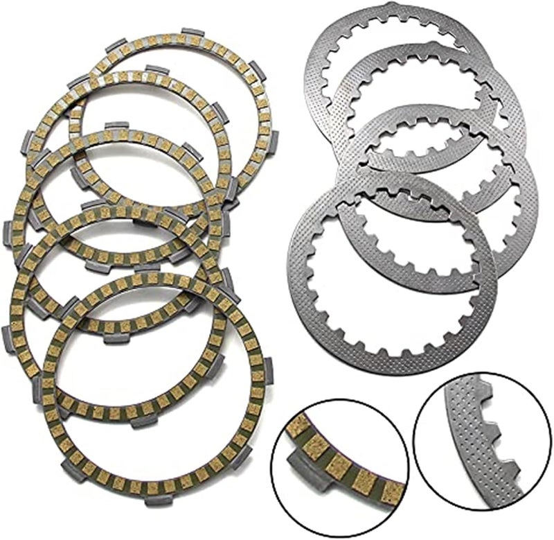 DEMULAX Motorcycle Clutch Friction Disc Plate Kit - Image 5