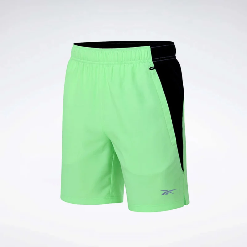 Reebok Running Men's Shorts - Green Glow