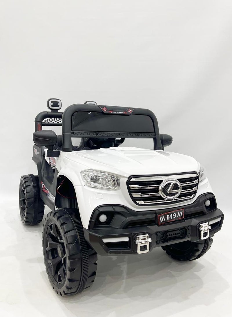 ضحكة  سيارة جيب كهربائية ركوب للأطفال ريموت كنترول – قيادة المغامرين الصغار تبدأ من هنا - Image 2