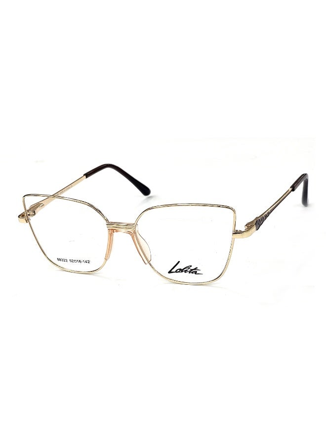 Elegant women’s optical glasses featuring a premium metal cat-eye frame that adds a refined feminine touch and timeless charm. Lightweight and comfortable for all-day wear, combining modern elegance with practicality — the perfect choice for women who value both style and sophistication in their daily or formal looks.