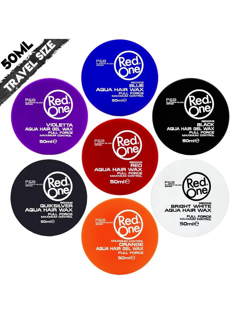 Redone Aqua Hair Gel Wax Black - Full Force - Maximum Control - Image 2