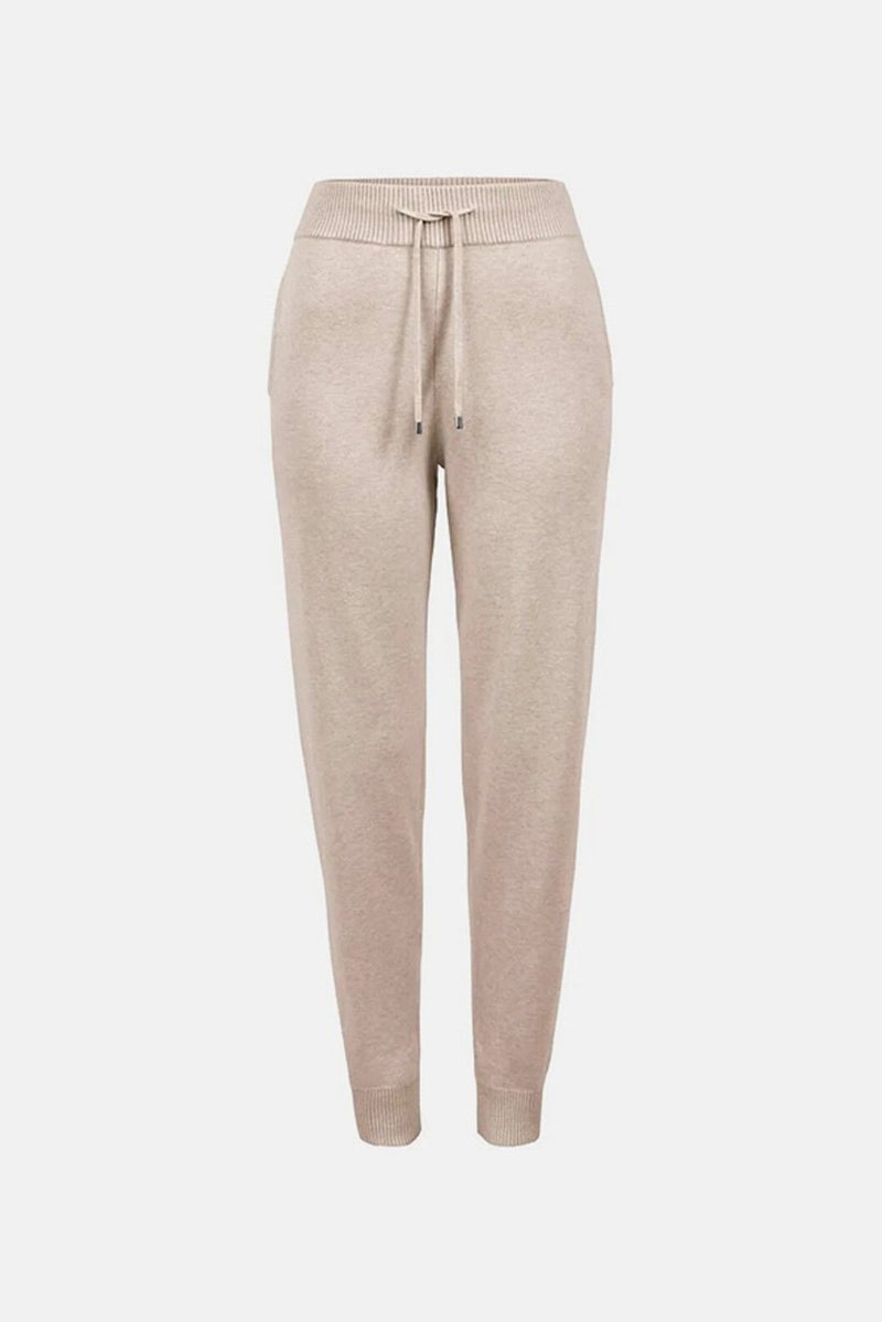 Tchibo Women Knit Sweatpants, Cream - Image 2