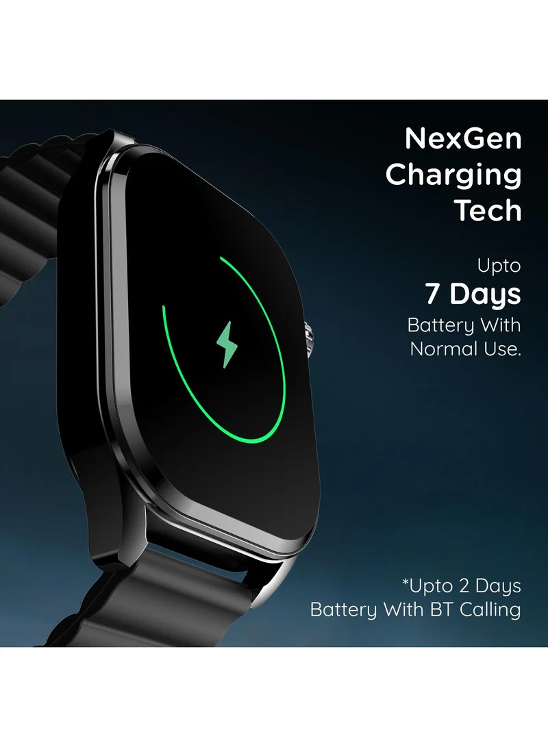 بيبل Cosmos Vogue 1.96" Smartwatch for Men and Women, AMOLED Display, Bluetooth Calling, Multi-Sports Modes, Heart Rate Monitor, AI Voice Assistance