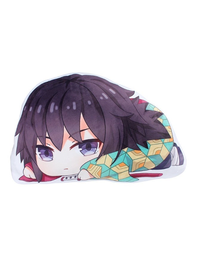 Second dimension anime peripherals Demon Slayer peripherals Tomioka Giyuu sofa cushions plush pillows special-shaped pillows - Image 2