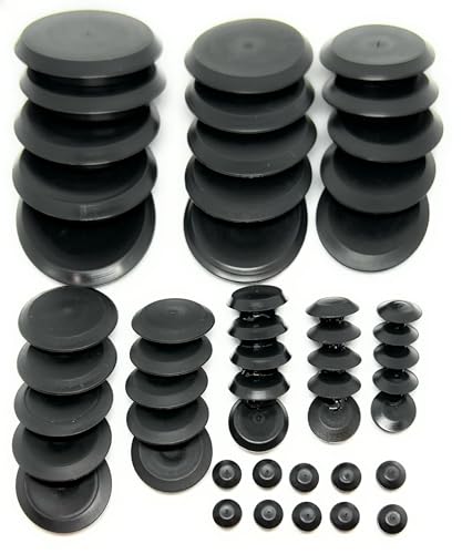 Top Secret PDR 50-Piece Plastic Plug Set - Auto Body Plugs for Round Holes - Sheet Metal & Hole Plugs - Automotive - Image 1