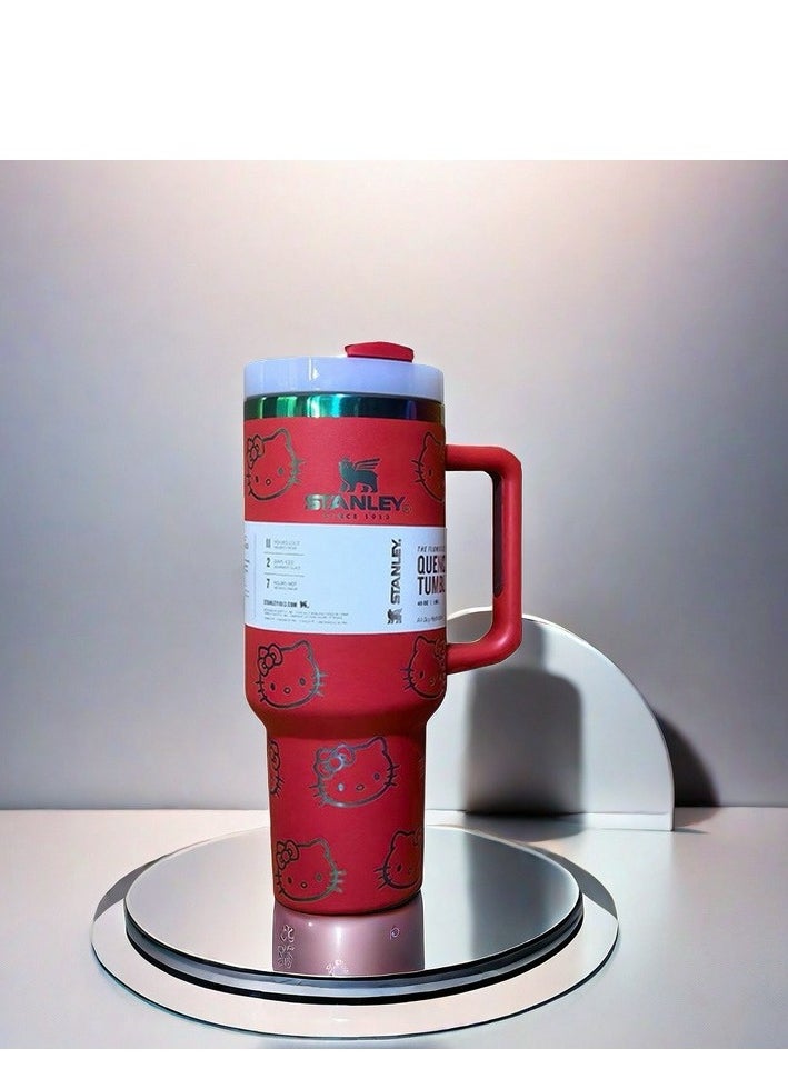 Stanley - Quencher H2.0 FlowState Stainless Steel Vacuum Insulated Tumbler with Lid and Straw for Water, Iced Tea or Coffee, Smoothie and More 40oz - Image 1