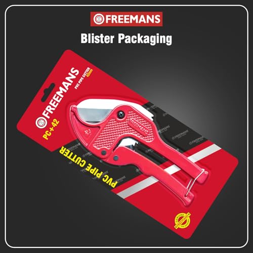 FREEMANS PC+42 PVC Pipe Cutter - 42mm || Cutting Upto 1-1/8" O.D. || Premium High-Grade Alloy Steel Blade and Aluminum Alloy Body || Suitable For PVC Pipes, Rubber Hoses And Plumbing Pipes Cutter - Image 3