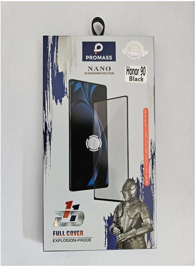 PROMASS Nano ceramic screen protector compatible with Honor 90 Black - Image 1