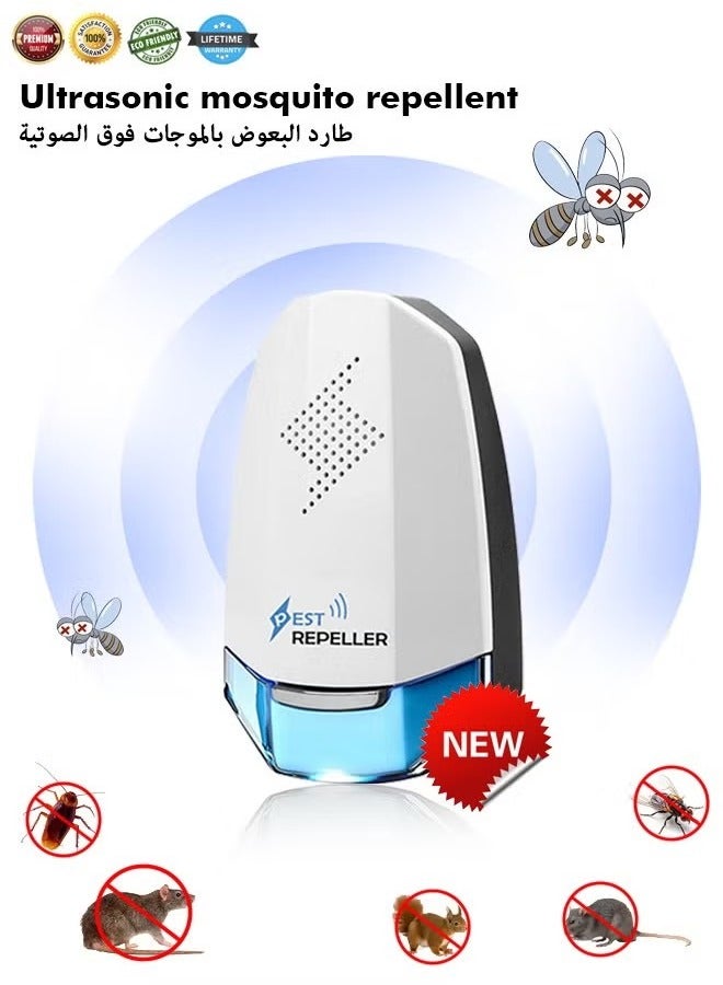 Generic Electronic Rodent and Insect Repellent Device, Ultrasonic Pest Conttol Plug, Electronic Insect Defender, Indoor Reject  - Image 1