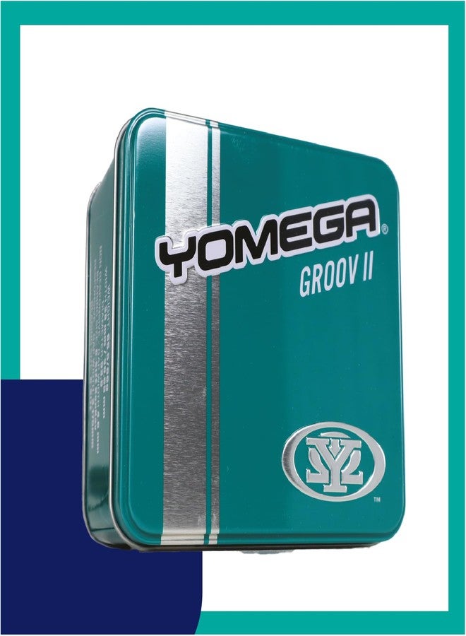 Yomega Groov II- Pro Level Aluminum Yoyo for Advance Players - Round Shaped, C Size Ball Bearing with Adjustable Responsive/Nonresponsive Play + 3 Month Warranty (Blue) - Image 3