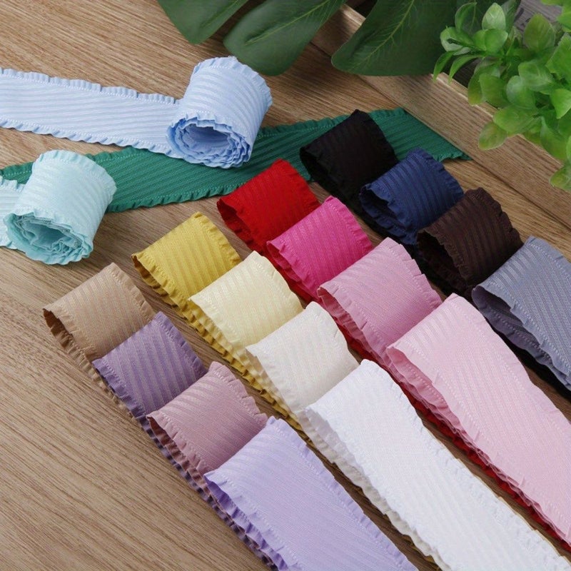 Navy 41.34 Inch Twill Polyester Skirt Edge Webbing Ribbon Handmade Bow Shoe Flower Gift - Image 2