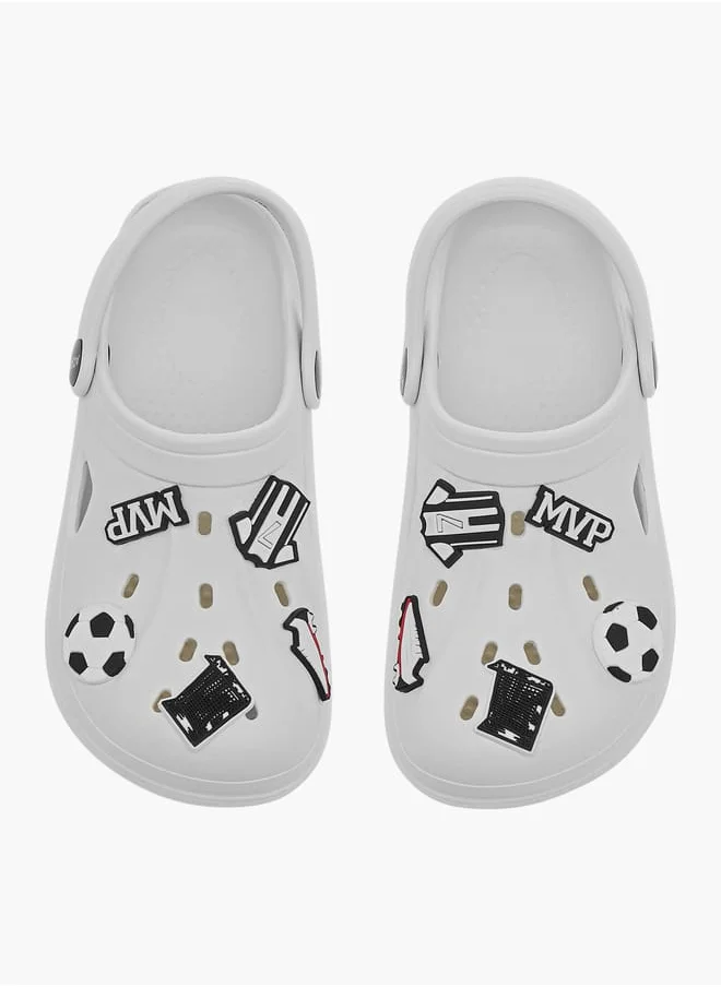 أكوا Boys Accent Detail Slip-On Clogs