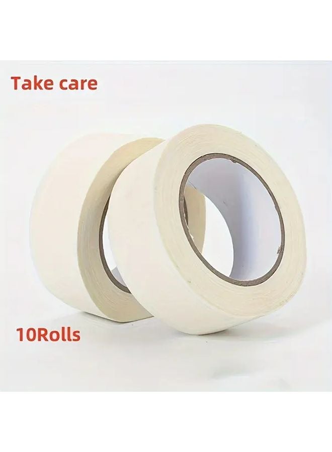 10 لفات شريط لاصق من PVC للطلاء والتعبئة والتغليف والحرف اليدوية - Image 4