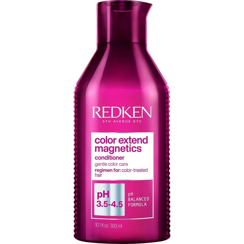 REDKEN بلسم ريدكن كولور إكستند ماغنيتيكس للشعر المعالج بالألوان يحمي اللون ويضيف اللمعان مع بلسم خالي من الكبريتات يحتوي على الأحماض الأمينية - Image 1