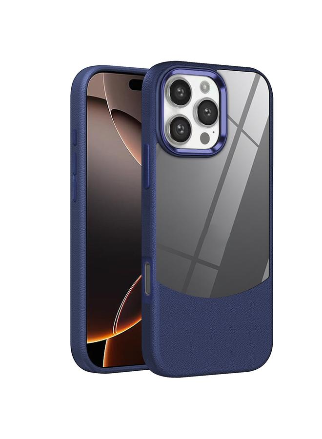S-TOP Case For iPhone 16 Pro Litchi Texture TPU Hybrid Acrylic Phone Case - Image 1