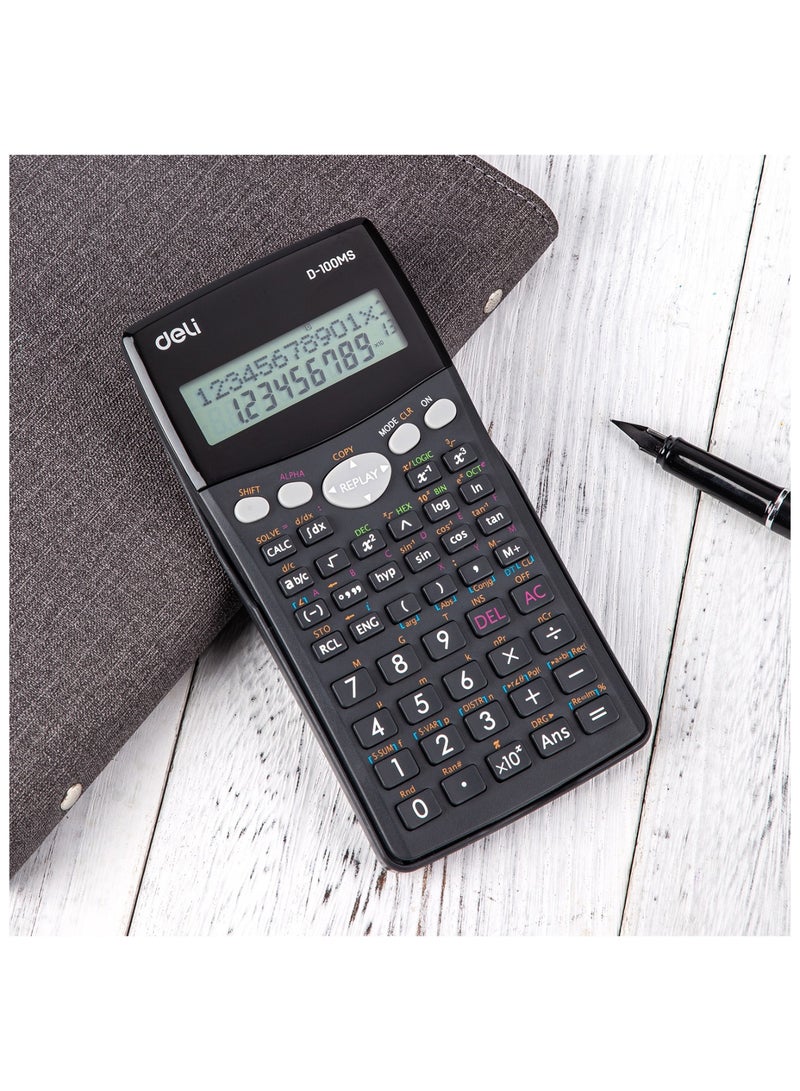 Deli Scientific Calculator With 300 Functions D-100MS - Image 3