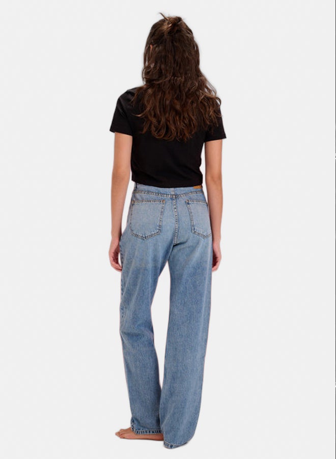 TGS Light Blue Mid Rise Straight Women Jeans - Image 3