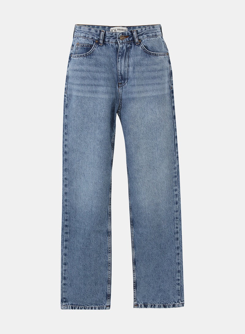 TGS Light Blue Mid Rise Straight Women Jeans - Image 3