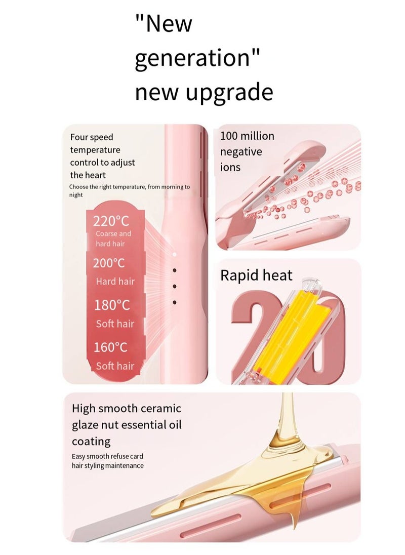 General - 2-in-1 Ionic Hair Straightener & Curling Iron – Dual Styling with Ceramic Plates - Image 1