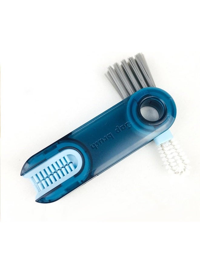 ECVV 3 in 1 Multifunctional Cleaning Brush U-Shaped Silicone Bottle Cleaner Brush Cup Lid Crevice Cleaning Brush Home Kitchen Cleaning Tools  - Image 5