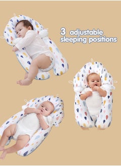 Super ZYouth Baby Head Shaping Pillow, Baby Anti-startle Sleeping Pillow for 0-36 Months Babies, Portable and  Machine Washable  - Image 2