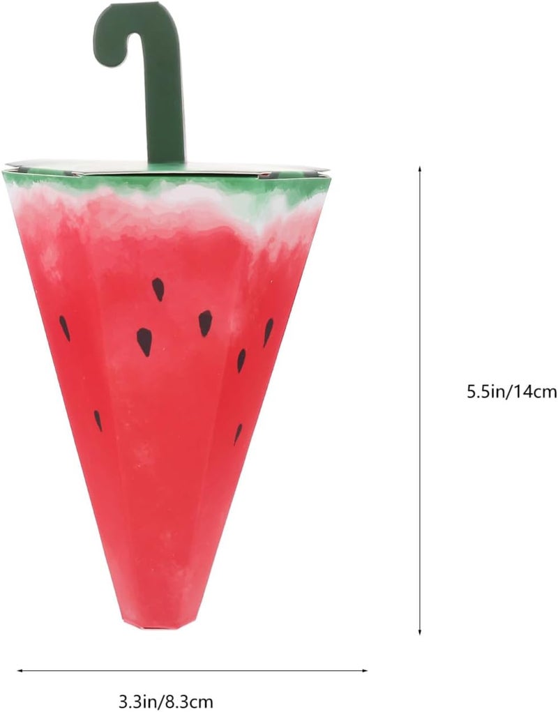 IDEANATEGRATE 24pcs Watermelon Candy Boxes Small Candy Storage Holder Paper Wrapping Boxes Party Favor Containers for Snack Packaging and Wrapping - Image 2