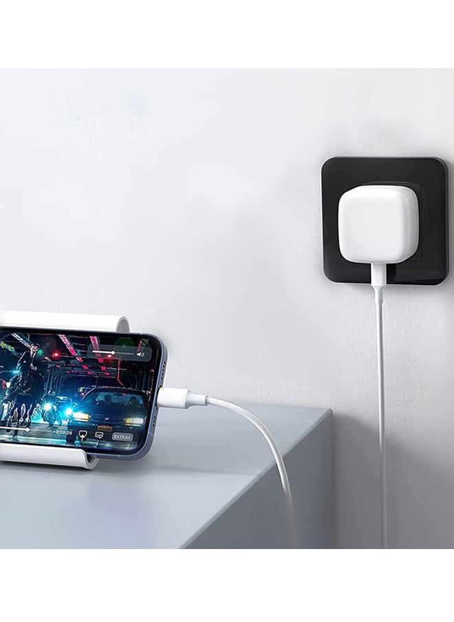 Generic Phone 20W PD Fast Charger, Type C Power Block Wall Charger Plug Adapter 1-M USB-C to Lightning Cable 14 13 12 11 Pro Mini XS XR X, iPad, AirPod, white  - Image 2