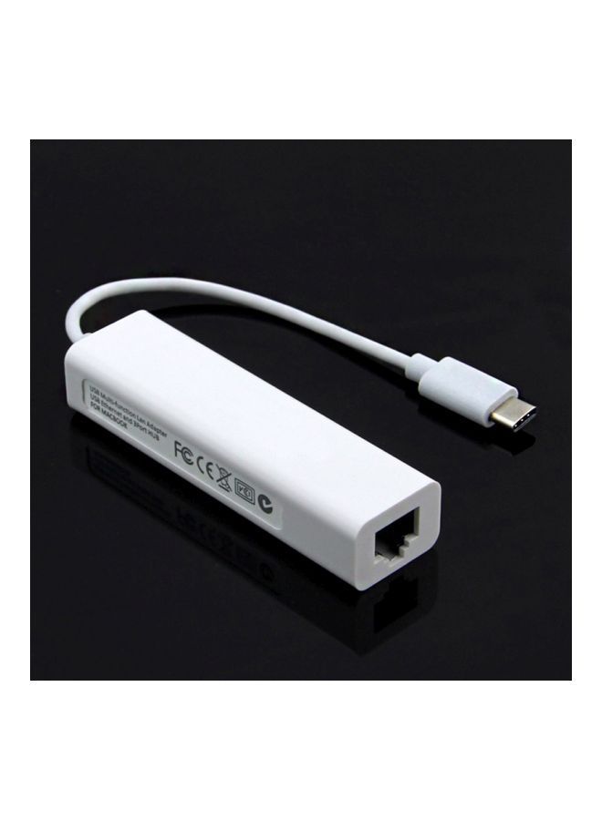 NIBEMINENT 3-Port USB To Type C HUB White  - Image 4