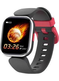 PROMASS Kids Smart Watch for Girls Boys,Fitness Tracker with Heart Rate Sleep Monitor,19 Sport Modes Activity Tracker with Pedometer Steps Calories Counter,Waterproof Alarm Clock Kids Gift (Black)  - Image 1