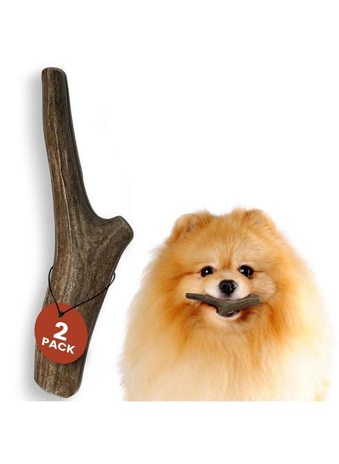 Heartland Antlers Heartland Deer Antlers For Dogs  Grade A, Naturally Shed Antlers | Dog Bones For Aggressive Chewers & Teething Puppies | Chew Toy For All Breeds | Usa Made & Veteran Owned (Small: 45 Deer 2Pack)  - Image 1
