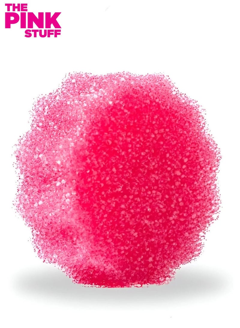 THE PINK STUFF Pink Stuff Dual-Sided Squeezy Cleaning Sponge — a scratch-free solution for household cleaning. - Image 4