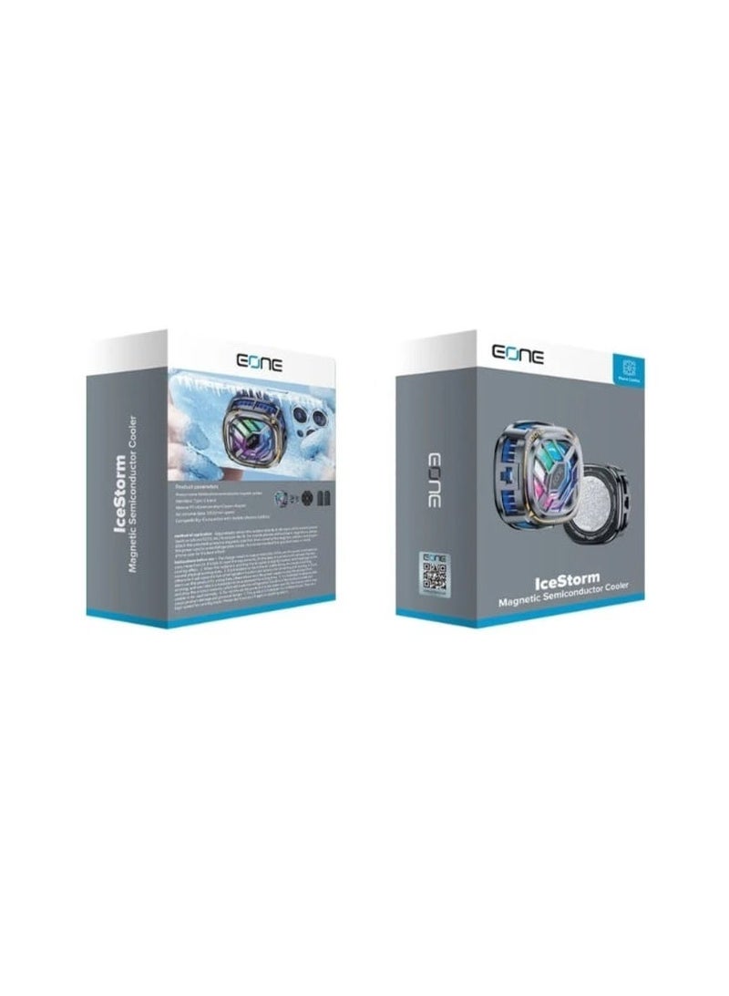 EONE Breeze Magnetic Semiconductor Phone Cooler with 15W Wireless Charging for Gaming. - Image 3