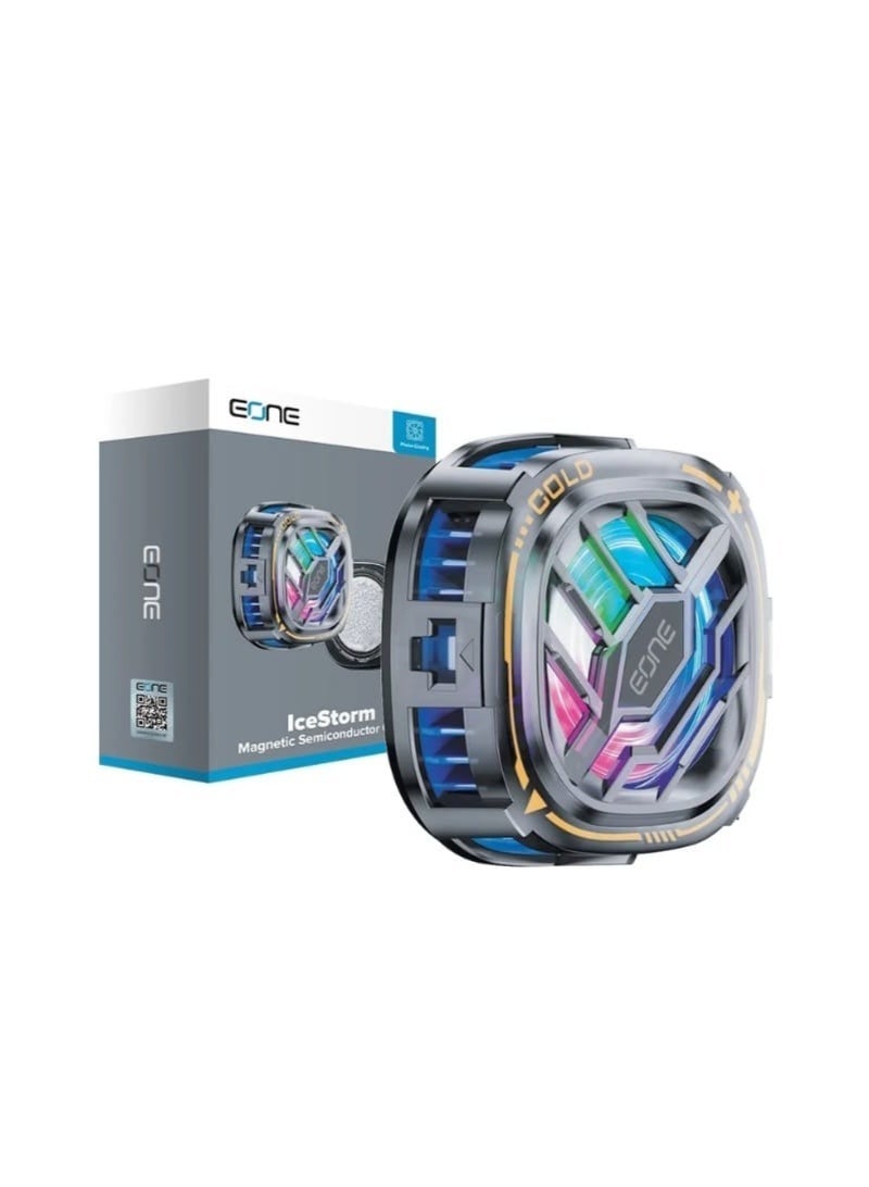 EONE Breeze Magnetic Semiconductor Phone Cooler with 15W Wireless Charging for Gaming. - Image 2